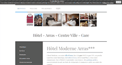 Desktop Screenshot of hotel-moderne-arras.com