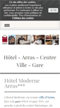 Mobile Screenshot of hotel-moderne-arras.com